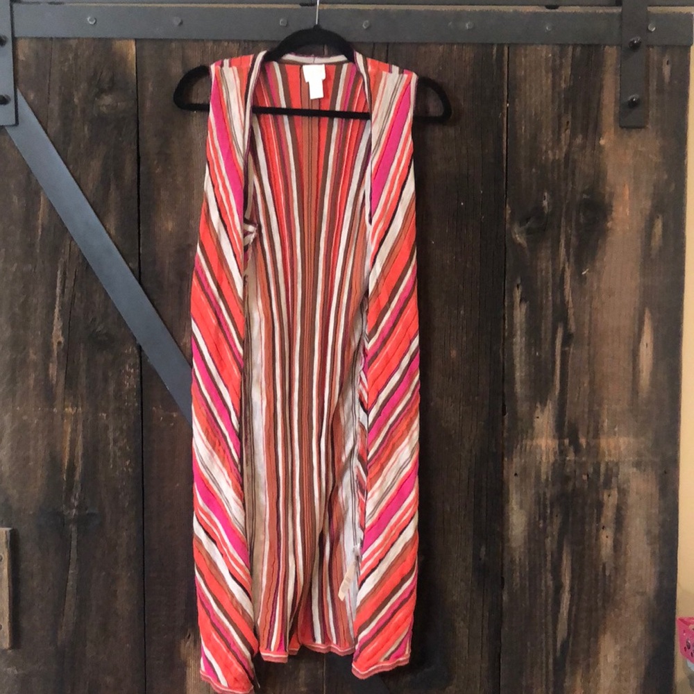 Chico’s long vest